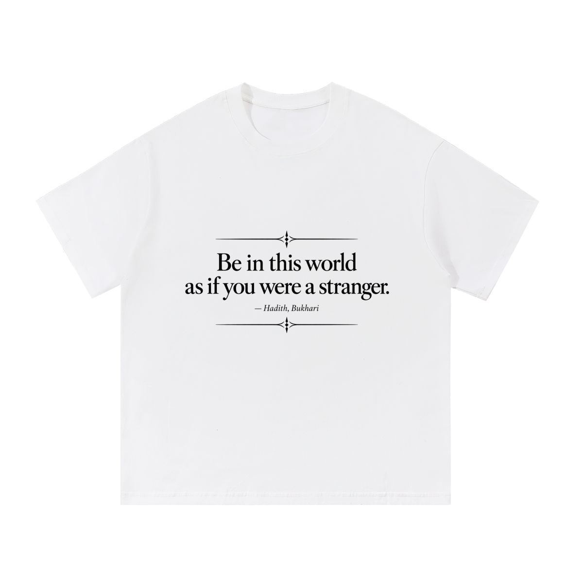 Be In This World As A Stranger — White T-Shirt